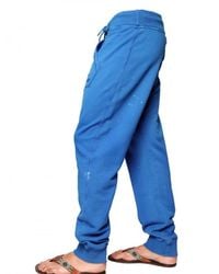 DSquared² | Blue Painted Fleece Jogging Trousers for Men | Lyst