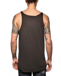 DSquared² | Brown Cotton Linen Jersey Tank Top for Men | Lyst