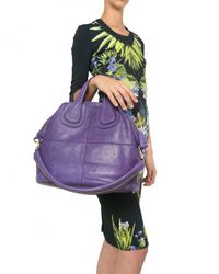 Givenchy | Purple Nightingale Medium Smooth Top Handle | Lyst