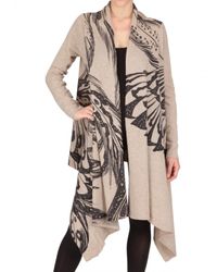 Horiyoshi III | Natural Wool Cashmere Knit Shawl Cardigan Sweater | Lyst