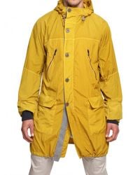 Iceberg | Yellow Nylon Parka Coat for Men | Lyst