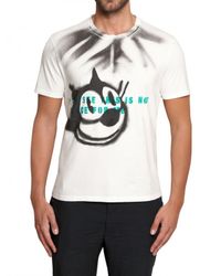 Iceberg | White Felix Printed Jersey T-shirt for Men | Lyst