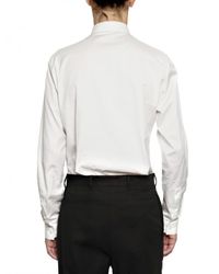 Kris Van Assche | White Stitched Tie Cotton Poplin Shirt for Men | Lyst