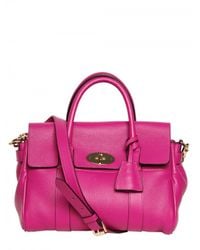 Mulberry | Purple Small Bayswater Satchel Top Handle | Lyst