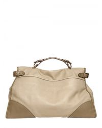 Mulberry | Natural Oversized Taylor Soft Leather Satchel | Lyst