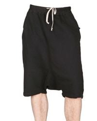 Rick Owens | Black Men'S Doeskin Tailored Cotton Podshorts | Lyst