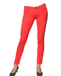 Vanessa Bruno Athé | Pink Super Skinny Denim Stretch Jeans | Lyst