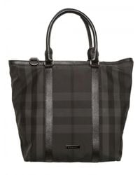 Burberry | Black Inverey Tote Bag for Men | Lyst