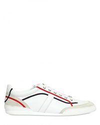 Dior Homme | White Contrasting Stitching Calfskin Sneakers for Men | Lyst