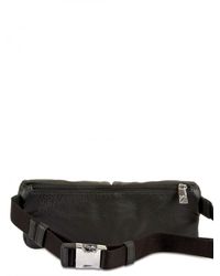 Dolce & Gabbana | Black Textured Nappa Fanny Pack/shoulder Bag for Men | Lyst
