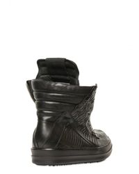Rick Owens | Black Watersnake High Top Sneakers for Men | Lyst