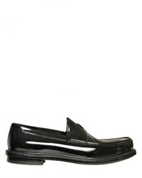 Saint Laurent | Black Rubber Loafers for Men | Lyst