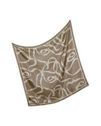 Ballantyne | Natural Signature Silk Square Scarf | Lyst