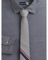 Saks Fifth Avenue | Gray Chambray Dress Shirt for Men | Lyst