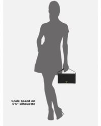 Prada | Black Saffiano Lux Clutch | Lyst