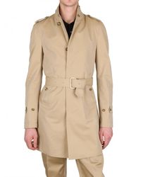 Burberry Prorsum | Natural Shower Proof Cotton Trench Coat for Men | Lyst