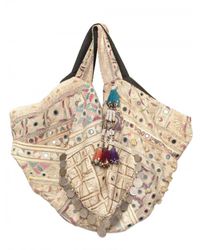 Simone Camille | White Carry All Patchwork Canvas Tote | Lyst