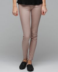 J Brand | Pink Rose Gold Legging | Lyst