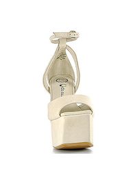 Jeffrey Campbell | Natural Perfect2 - Beige Suede Platform Mary-jane | Lyst