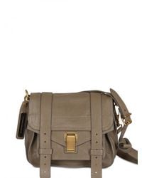 Proenza Schouler | Gray Ps1 Small Lux Satchel | Lyst