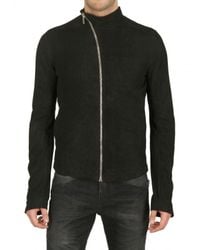 Rick Owens | Black Parchment Effect Nappa Leather Jacket for Men | Lyst