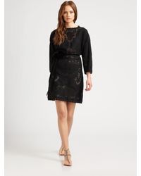 Valentino | Black Lace Dress | Lyst