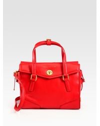 Marc By Marc Jacobs | Red Kitty St. James Satchel | Lyst