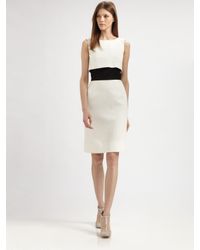 Oscar de la Renta | White Tromp Loiel Dress | Lyst