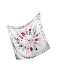 Juicy Couture | White Fifi Lapin Silk Square Scarf | Lyst