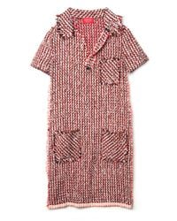 Lanvin | Red Tweed Dress | Lyst