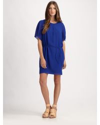 Acne Studios | Blue Moreau Crepe Dress | Lyst