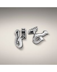 John Hardy | Metallic Hook Cufflinks for Men | Lyst