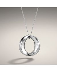 John Hardy | Metallic Large Round Pendant On Chain Necklace | Lyst