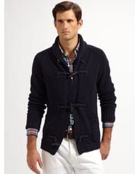 Polo Ralph Lauren | Blue Toggle Shawl-collar Cardigan for Men | Lyst