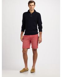 Polo Ralph Lauren | Red Chino Officers Shorts for Men | Lyst