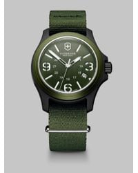Victorinox | Green Original 40mm Nylon Strap Watch for Men | Lyst
