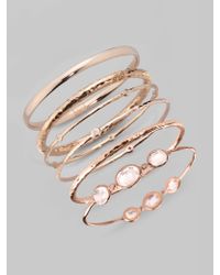Ippolita | Metallic Diamond, 18k Gold & Sterling Silver Bracelet | Lyst