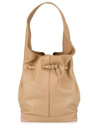 Alexander Wang | Natural Robyn Belted Hobo, Toffee | Lyst