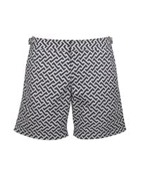 Orlebar Brown | Blue Bulldog Geometric Shorts for Men | Lyst