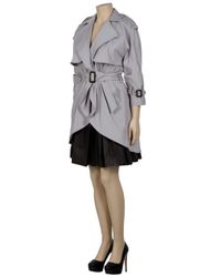 Preen Line | Gray Zoe Mia Mac Trench Coat | Lyst