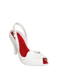 Vivienne Westwood Anglomania | White Lady Dragon Wing Pvc Melissa Sandals | Lyst