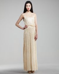 aidan mattox blouson gown