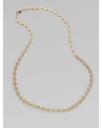 Tory Burch | Metallic Mini-clover Necklace | Lyst