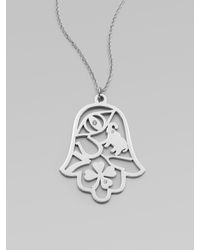 Jennifer Zeuner | Metallic Good Luck Pendant Necklace | Lyst
