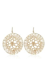 Carolina Bucci | Metallic Mirador Crochet Sun Design Earrings | Lyst
