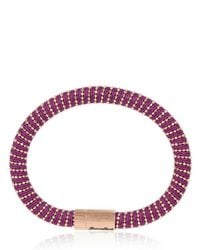Carolina Bucci | Purple Twister Silver and Silk Bracelet | Lyst