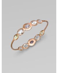 Ippolita | Pink Multistone 18k Gold and Sterling Silver Bracelet | Lyst