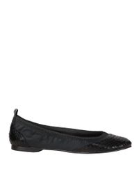 Allsaints Keki Ballerina Shoe in Black | Lyst