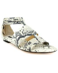 Rachel Zoe - Multicolor Gretta Embossed Flat Sandal - Lyst