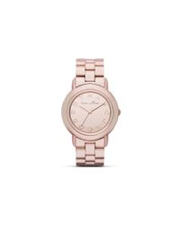 Marc By Marc Jacobs | Pink Marci Rose Gold Ip Bracelet Watch | Lyst